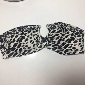 Leopard Print Bikini Top